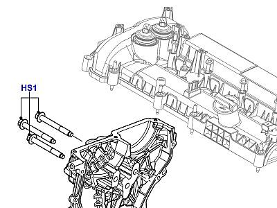 309AEV1 КРЫШКИ ГАЗОРАСПРЕДЕЛИ. МЕХАНИЗМА 2.0 16 КЛАП., ТУРБОНАДДУВ, БЕНЗИН  Range Rover Evoque (L538)