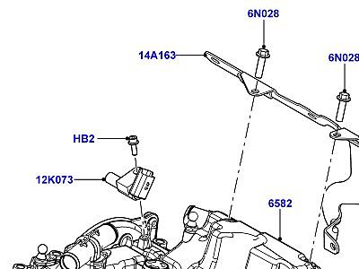 309AEY2 КРЫШКА ГОЛОВКИ ЦИЛИНДРОВ 2.2 SINGLE TURBO ДИЗЕЛЬ  Range Rover Evoque (L538)