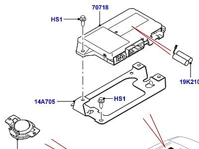 412AEB ТЕЛЕМАТИЧЕСКОЕ ОБОРУДОВАНИЕ БЛОК УПРАВЛЕНИЯ ТЕЛЕМАТИЧЕСКОЙ СИСТЕМОЙ  Range Rover Evoque (L538)