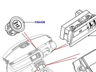 420AHO ПЕРЕКЛЮЧАТЕЛИ ПАНЕЛЬ ПРИБОРОВ И КОНСОЛЬ  Range Rover Evoque (L538)