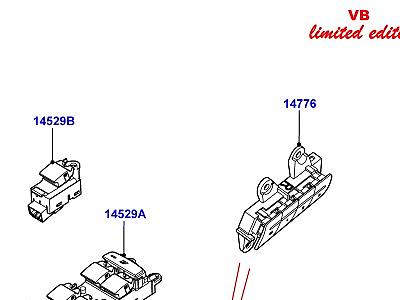 420AHQ ПЕРЕКЛЮЧАТЕЛИ ДВЕРЬ  Range Rover Evoque (L538)
