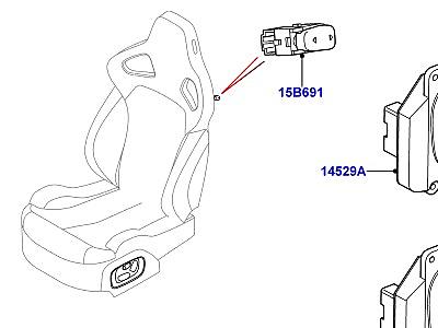 420AHV ПЕРЕКЛЮЧАТЕЛИ, СИДЕНЬЯ  Range Rover Evoque (L538)