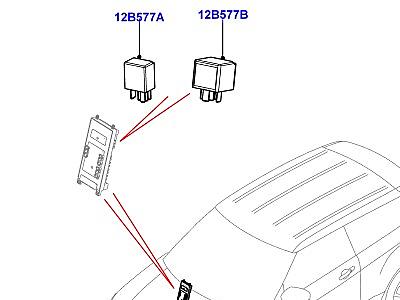 420AHX РЕЛЕ  Range Rover Evoque (L538)
