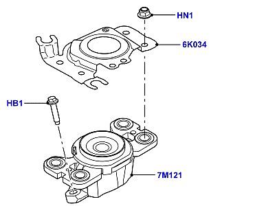 517ALT ОПОРА КОРОБКИ ПЕРЕДАЧ  Range Rover Evoque (L538)