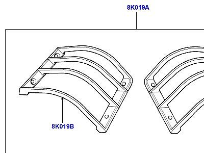 102ABS КОМПЛЕКТЫ ОТДЕЛКИ КУЗОВА - ЗАДНИЕ АКСЕССУАРЫ  Range Rover (L322)