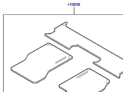 102ACB ОТДЕЛКА САЛОНА АКСЕССУАРЫ НАПОЛЬНЫЕ КОВРИКИ  Range Rover (L322)