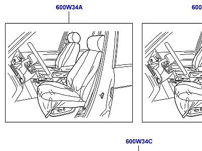 102ACH ОПЦИОНН.ЧЕХЛЫ ПЕРЕДН.И ЗАДН.СИДЕНИЙ АКСЕССУАРЫ  Range Rover (L322)