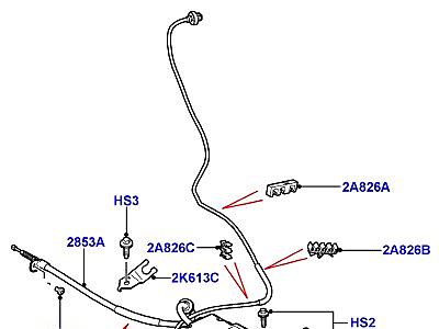 214AEM СТОЯНОЧНЫЙ ТОРМОЗ  Range Rover (L322)
