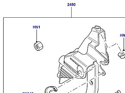 215AEQ ОРГАНЫ УПРАВЛЕНИЯ ТОРМОЗАМИ И СЦЕПЛЕНИЕМ  Range Rover (L322)