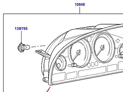 404ACI ЩИТОК ПРИБОРОВ  Range Rover (L322)