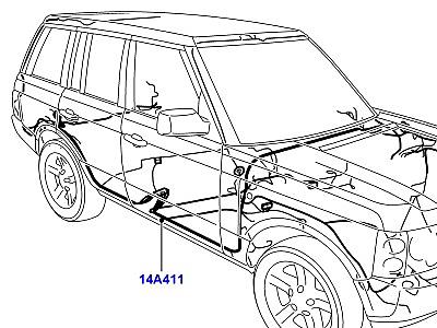 418AGO ЭЛЕКТРОПРОВОДКА КУЗОВА И ЗАДКА ОСНОВНОЙ ЖГУТ ЭЛЕКТРОПРОВОДКИ  Range Rover (L322)