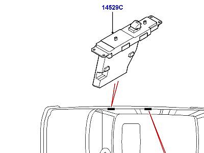 420AHQ ПЕРЕКЛЮЧАТЕЛИ ПЕРЕДНИЕ И ЗАДНИЕ ДВЕРИ  Range Rover (L322)