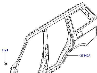 500AAI БОКОВЫЕ ПАНЕЛИ - ВНЕШНИЕ  Range Rover (L322)