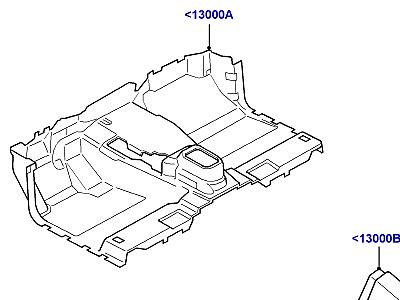 503ABZ ОТДЕЛКА ПОЛА  Range Rover (L322)