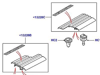 503ADC БОКОВАЯ ОТДЕЛКА ПОРОГ  Range Rover (L322)