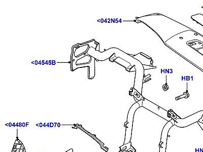 509AIJ ПАНЕЛЬ ПРИБОРОВ ВЕРХНИЙ  Range Rover (L322)