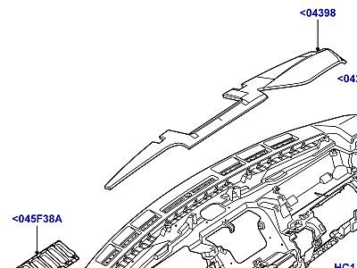 509AIL ПАНЕЛЬ ПРИБОРОВ ВНУТРЕННИЕ ЭЛЕМЕНТЫ  Range Rover (L322)