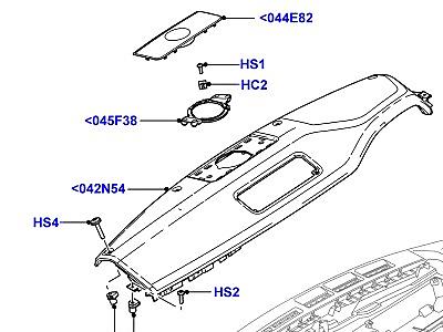 509AIM ПАНЕЛЬ ПРИБОРОВ ВЕРХНИЙ ВНЕШНИЙ(ЕЕ)  Range Rover (L322)