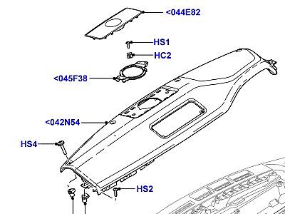 509AIN ПАНЕЛЬ ПРИБОРОВ ВЕРХНИЙ ВНЕШНИЙ(ЕЕ)  Range Rover (L322)