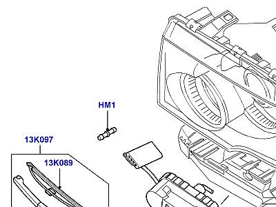 511AKC СИСТЕМА ОМЫВАНИЯ ФАР  Range Rover (L322)