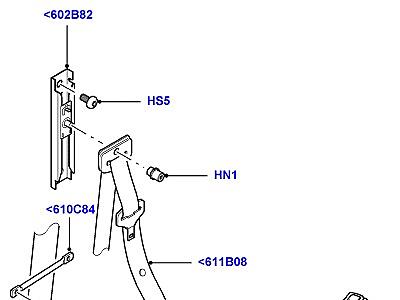 515AKY РЕМНИ БЕЗОПАСНОСТИ ПЕРЕДНИХ СИДЕНИЙ  Range Rover (L322)
