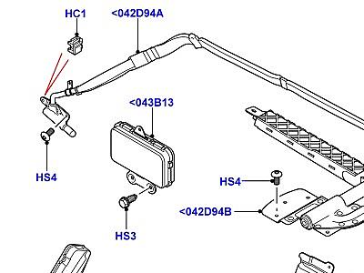 515ALH СИСТЕМА ПОДУШЕК БЕЗОПАСНОСТИ ПОДУЛИ ПОДУШЕК БЕЗОПАСНОСТИ  Range Rover (L322)