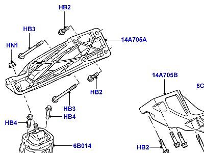 517ALO ОПОРА ДВИГАТЕЛЯ  Range Rover (L322)