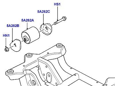 517ALS ОПОРА КОРОБКИ ПЕРЕДАЧ  Range Rover (L322)