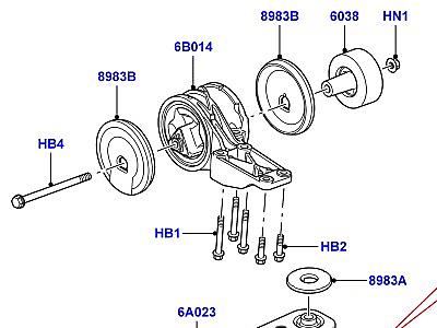 517ALT ОПОРА КОРОБКИ ПЕРЕДАЧ  Range Rover (L322)