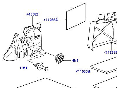 519AMD ЗАДНИЕ ИЗОЛЯТОРЫ  Range Rover (L322)