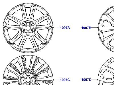 104ACW КОЛЕСА ИЗ АССОРТИМЕНТА АКСЕССУАРОВ АКСЕССУАРЫ  Range Rover (L405)