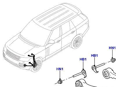 200AAK РЫЧАГИ ПЕРЕДНЕЙ ПОДВЕСКИ  Range Rover (L405)