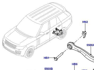 201AAY РЫЧАГИ ЗАДНЕЙ ПОДВЕСКИ  Range Rover (L405)