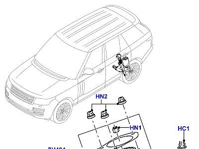 202ABI ЗАДНИЕ ПРУЖИНЫ И АМОРТИЗАТОРЫ  Range Rover (L405)