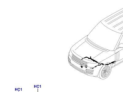 205ACU СИСТЕМА АКТИВНОЙ СТАБИЛИЗАЦИИ ТРУБОПРОВОДЫ ARC ПЕРЕДНИЙ  Range Rover (L405)