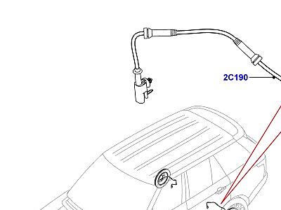 217AFO АНТИБЛОКИРОВОЧНАЯ СИСТЕМА ТОРМОЗОВ ДАТЧИК АБС/СКОРОСТИ  Range Rover (L405)