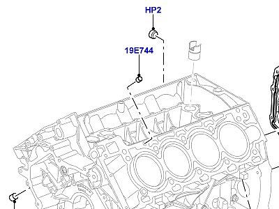 300AAHH БЛОК ЦИЛИНДРОВ И ЗАГЛУШКИ 5.0L OHC SGDI NA V8 БЕНЗИН  Range Rover (L405)