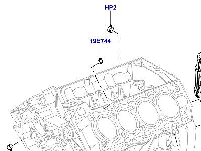 300AAHI БЛОК ЦИЛИНДРОВ И ЗАГЛУШКИ 5.0L OHC SGDI SC V8 БЕНЗИН  Range Rover (L405)