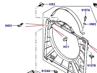 302ABV7 РАДИАТОР, РАСШРИТЕЛЬНЫЙ БАЧОК ОХЛАЖДАЮЩЕЙ ЖИДКОСТИ 3.0L DOHC GDI SC V6 БЕНЗИН, ГЛАВНЫЙ БЛОК  Range Rover (L405)