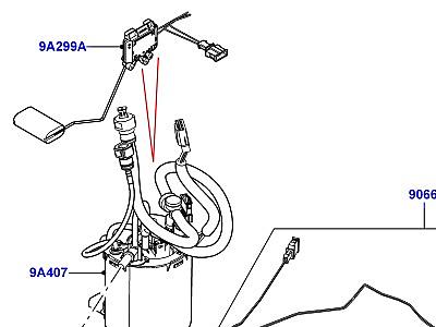 303ACN6 ТОПЛИВНЫЙ НАСОС И ДАТЧИК 3.0 ДИЗЕЛЬ 24V DOHC TC  Range Rover (L405)