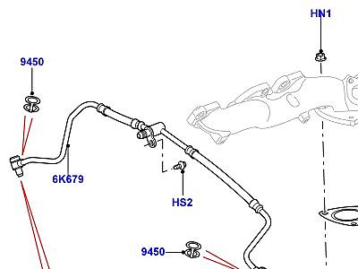 303ADA6 ТУРБОКОМПРЕССОР 3.0 ДИЗЕЛЬ 24V DOHC TC ЛЕВАЯ СТОРОНА - ОСНОВНОЙ  Range Rover (L405)