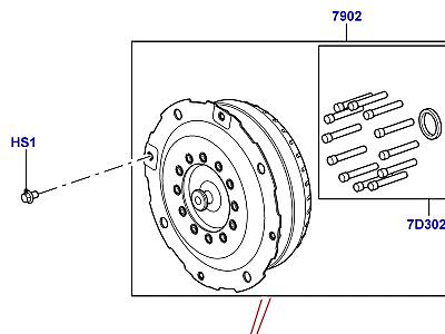313AGRO ГИДРОТРАНСФОРМАТОР 8 SPEED AUTO TRANSMISSION  Range Rover (L405)