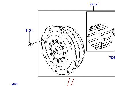 313AGSO ГИДРОТРАНСФОРМАТОР 8 SPEED AUTO TRANSMISSION  Range Rover (L405)