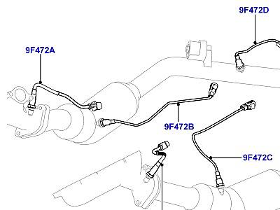 321AIS7 СИСТЕМА ВЫПУСКА 3.0L DOHC GDI SC V6 БЕНЗИН, ДАТЧИКИ СИСТЕМА ВЫПУСКА ОТРАБОТАВШИХ ГАЗОВ  Range Rover (L405)