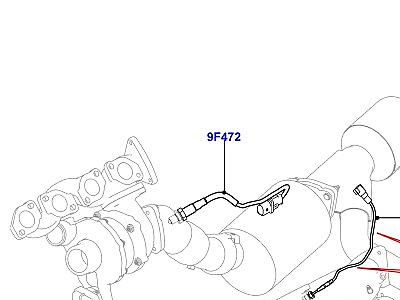 321AITE СИСТЕМА ВЫПУСКА 4.4L DOHC ДИЗЕЛЬ V8 DITC ДАТЧИКИ СИСТЕМА ВЫПУСКА ОТРАБОТАВШИХ ГАЗОВ  Range Rover (L405)