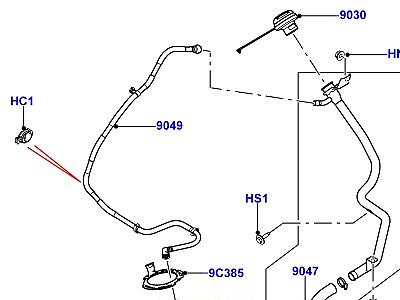 323AJJ7 ТОПЛИВНЫЙ БАК И СОПУТСТВУЮЩИЕ ЭЛЕМЕНТЫ 3.0L DOHC GDI SC V6 БЕНЗИН  Range Rover (L405)