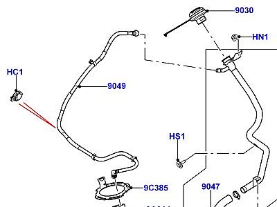 323AJL6 ТОПЛИВНЫЙ БАК И СОПУТСТВУЮЩИЕ ЭЛЕМЕНТЫ 3.0 ДИЗЕЛЬ 24V DOHC TC  Range Rover (L405)