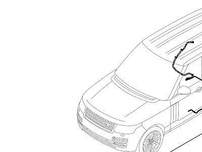 323AJX7 ТОПЛИВНЫЕ МАГИСТРАЛИ 3.0L DOHC GDI SC V6 БЕНЗИН, ЗАДНИЙ  Range Rover (L405)