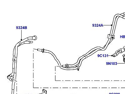 323AKG6 ОХЛАДИТЕЛЬ ТОПЛИВА В СБОРЕ 3.0 ДИЗЕЛЬ 24V DOHC TC  Range Rover (L405)