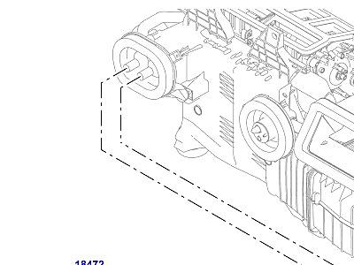 401ABC ШЛАНГИ ОТОПИТЕЛЯ ПЕРЕДНИЙ  Range Rover (L405)